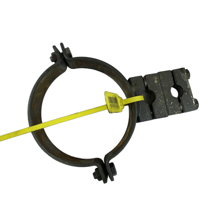 Rör fäste vikcylinder